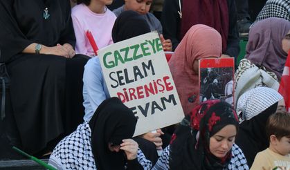 Filistin kara konvoyu Sakarya halkıyla birlikte