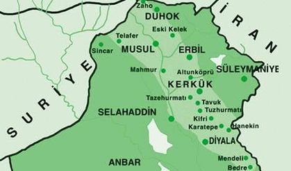 Erbil'de İHA paniği: Parçalar otomobilin üzerine düştü