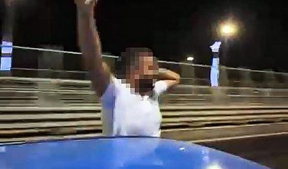 Otomobili dans ederek kullandı: Ceza yağdı!