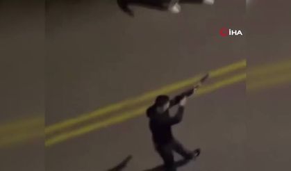 Ankara'da pompalı dehşeti! "Beni vur" diyerek önüne geçtiği o anlar kamerada