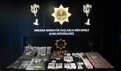 Ankara’da uyuşturucu operasyonu: 95 şüpheliden 32’si tutuklandı, binlerce hap ele geçirildi