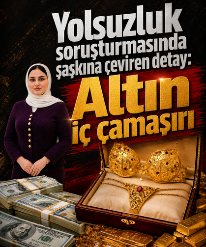 Yolsuzluk soruşturmasında şaşkına çeviren detay: Altın iç çamaşırı