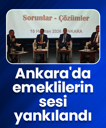 Ankara'da emeklilerin sesi yankılandı