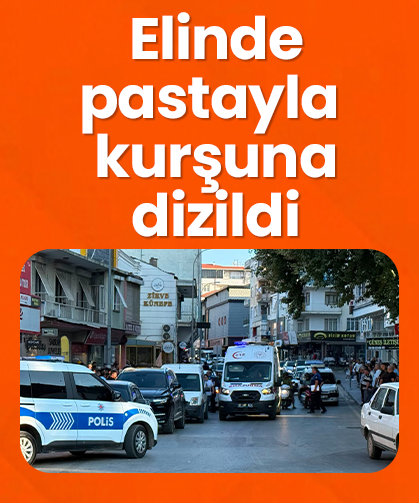 Akıllara durgunluk veren olay: Elinde pastayla kurşuna dizildi