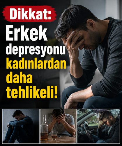 Dikkat: Erkek depresyonu kadınlardan daha tehlikeli!