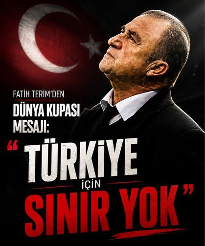 Fatih Terim'den Dünya Kupası mesajı: Türkiye için sınır yok