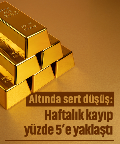 Altında sert düşüş: Haftalık kayıp yüzde 5’e yaklaştı
