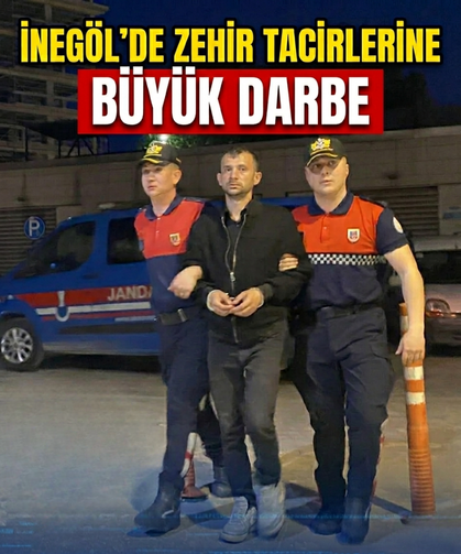 İnegöl'de zehir tacirlerine büyük darbe