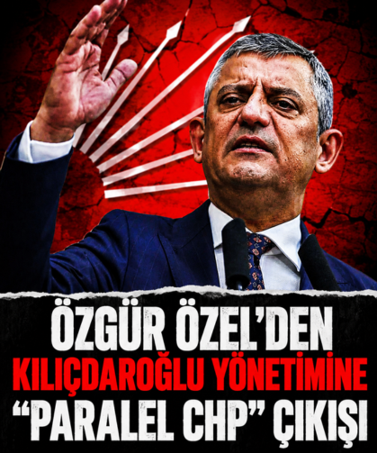 Özgür Özel'den Kılıçdaroğlu yönetimine "paralel CHP" çıkışı