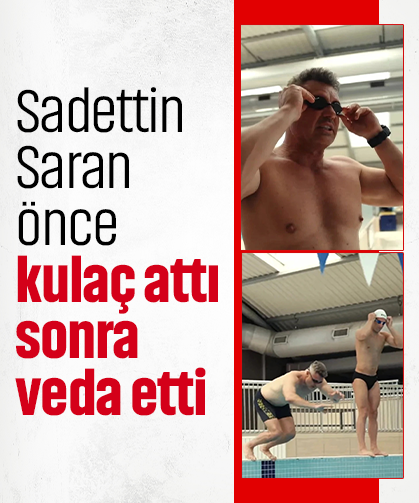 Sadettin Saran'dan olay veda! Başkanlığı bıraktı, havuza atladı