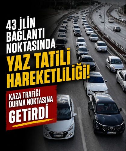 Kırıkkale’de tatil yoğunluğunda zincirleme etki: Kaza trafiği durma noktasına getirdi