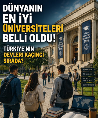 Dünyanın en iyi üniversiteleri belli oldu! Türkiye'nin devleri kaçıncı sırada?