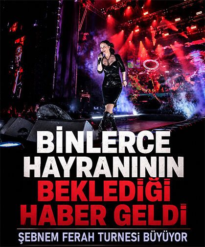 Binlerce hayranının beklediği haber geldi: Şebnem Ferah turnesi büyüyor