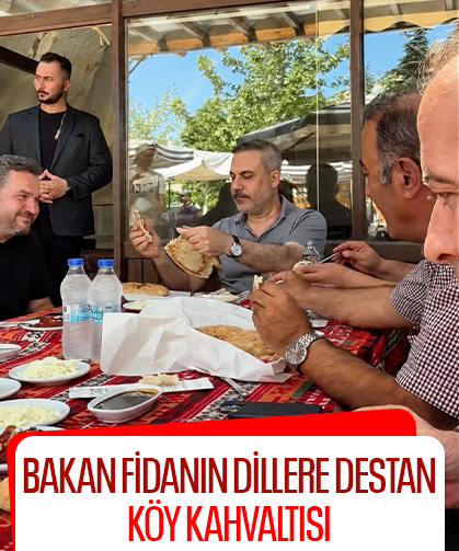 Protokolü bıraktı köy kahvesine oturdu: Bakan Fidan'ın kahvaltısı çok konuşuldu!