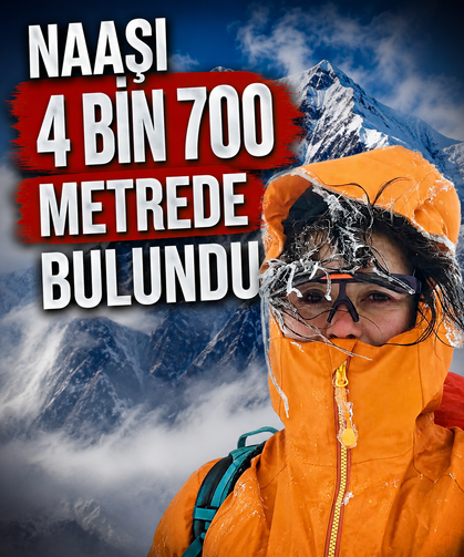 Naaşı 4 bin 700 metrede bulundu