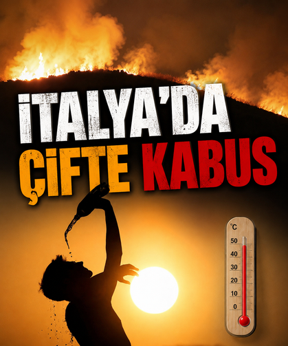 İtalya'da çifte kabus: 7 kent için kırmızı alarm verildi