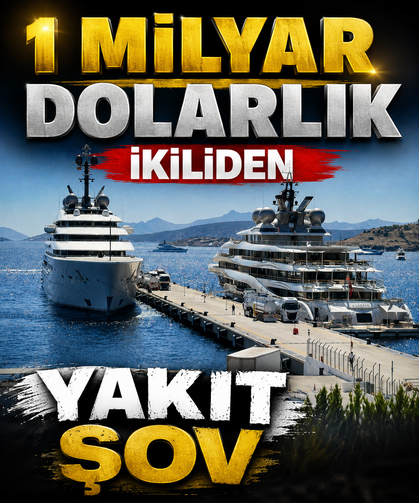 21 tankerle 600 bin litrelik ikmal: 1 milyar dolarlık ikiliden yakıt şov!