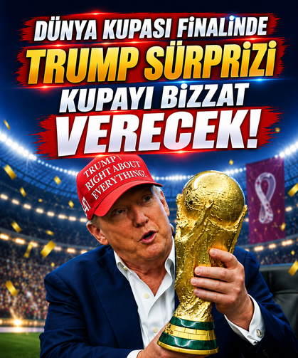 Dünya Kupası finalinde Trump sürprizi: Kupayı bizzat verecek!