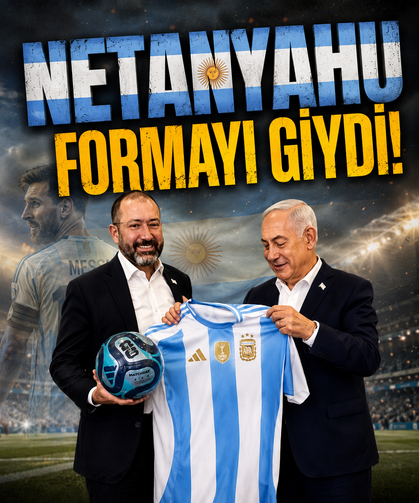 İspanya-Arjantin finali öncesi şaşırtan destek: Netanyahu formayı giydi