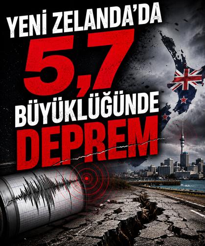 Yeni Zelanda'da 5,7 ile sallandı!