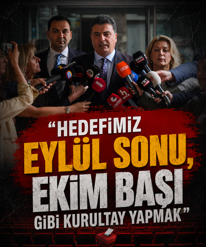 Yeni Parti Sözcüsü Emre: "Hedefimiz eylül sonu, ekim başı gibi kurultay yapmak"