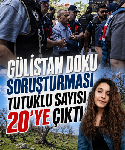 Gülistan Doku soruşturması: Tutuklu sayısı 20'ye çıktı