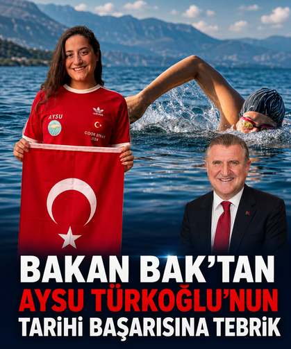 Aysu Türkoğlu’nun tarihi başarısına Bakan Bak'tan tebrik
