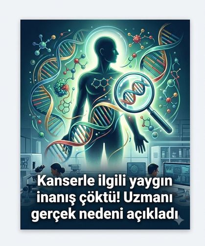 Kanserle ilgili yaygın inanış çöktü! Uzmanı gerçek nedeni açıkladı