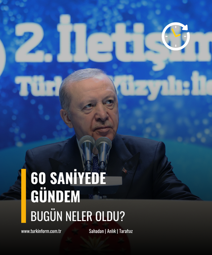 60 saniyede gündem!