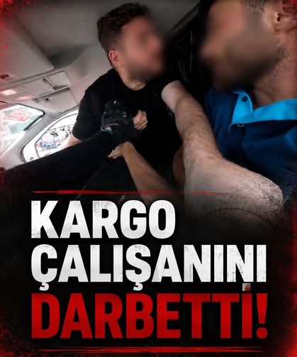 Niğde'de yol verme kavgası! Kargo şoförüne böyle saldırdı