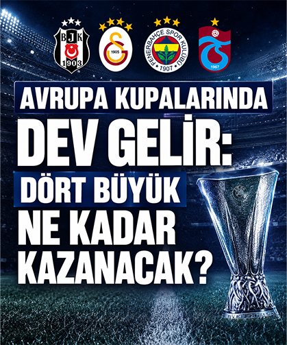 Avrupa kupalarında dev gelir: Dört büyük ne kadar kazanacak?