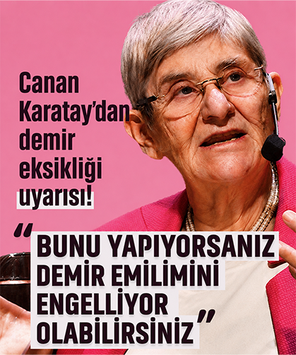 Canan Karatay’dan demir eksikliği uyarısı! “Bunu yapıyorsanız demir emilimini engelliyor olabilirsiniz”
