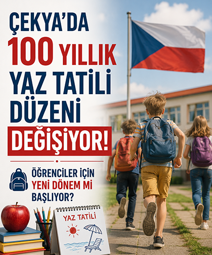 Çekya’da 100 yıllık yaz tatili düzeni değişiyor! Öğrenciler için yeni dönem mi başlıyor?