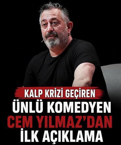 Cem Yılmaz'dan hastaneden ilk paylaşım: "Siz olmasanız kalp krizi de olmazdı hayatta"