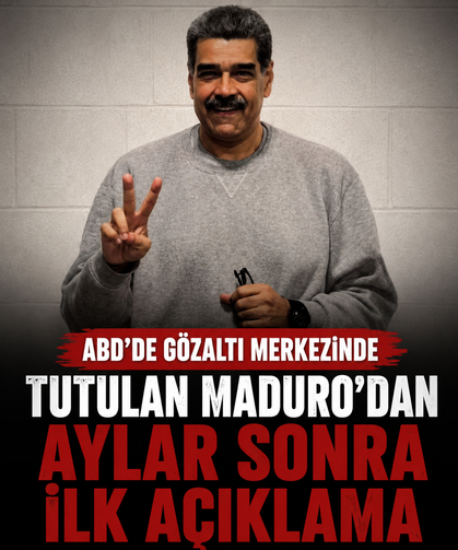 ABD'de gözaltı merkezinde tutulan Maduro'dan aylar sonra ilk fotoğraf