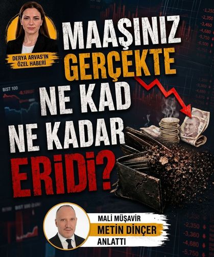 Maaşınız gerçekte ne kadar eridi? Mali müşavir Metin Dinçer anlattı