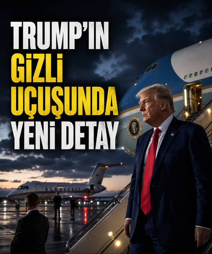 Trump’ın Ankara’dan gizli uçuşunda yeni detay!