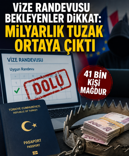 Vize randevusu bekleyenler dikkat: Milyarlık tuzak ortaya çıktı