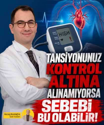 Tansiyonunuz kontrol altına alınamıyorsa sebebi bu olabilir: Doç. Dr. Mehmet Köstek uyardı