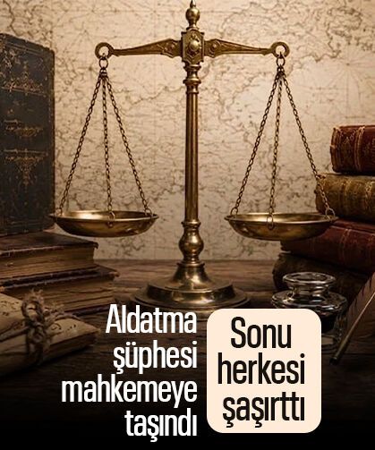 Aldatma şüphesi mahkemeye taşındı, sonu herkesi şaşırttı