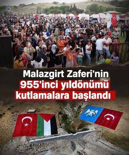 Malazgirt Zaferi'nin 955'inci yıldönümü kutlamalara başlandı