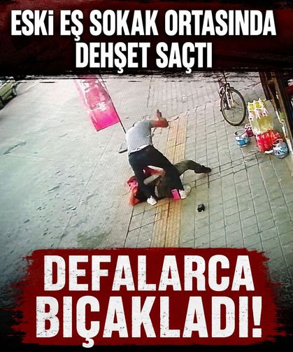 Kütahya'da eski eş vahşeti! Sokak ortasında defalarca bıçakladı; yaralı kadın markete sığındı