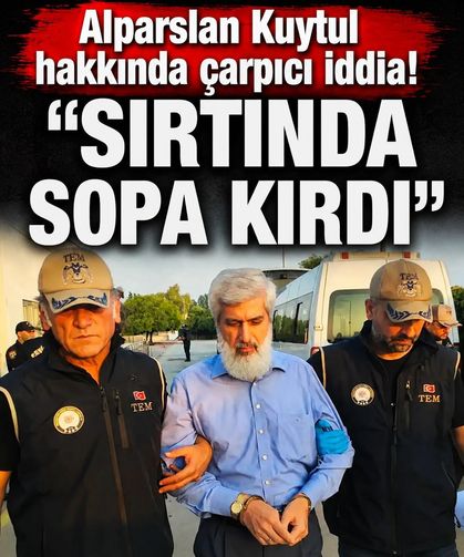 Alparslan Kuytul hakkında çarpıcı iddia! "Sırtında sopa kırdı"