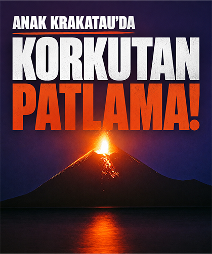 Anak Krakatau yeniden uyandı: Gece boyunca lav püskürttü