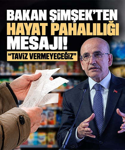 Bakan Şimşek'ten hayat pahalılığı mesajı! "Taviz vermeyeceğiz"