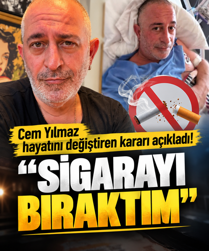 Cem Yılmaz hayatını değiştiren kararı açıkladı! “Sigarayı bıraktım”