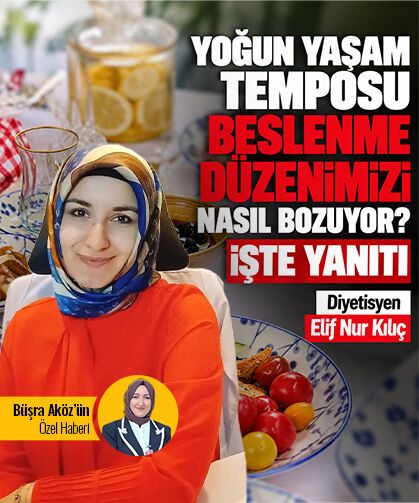 Yoğun yaşam temposu beslenme düzenimizi nasıl bozuyor? İşte yanıtı