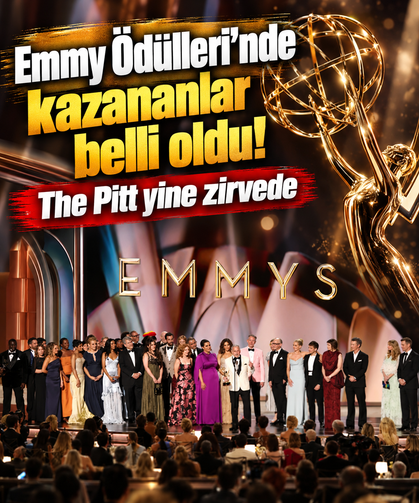 Emmy Ödülleri’nde kazananlar belli oldu! The Pitt yine zirvede