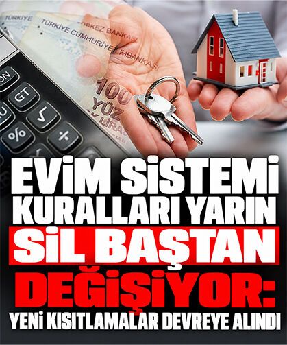 1 Ekim'de başlıyor: Evim sisteminde kritik değişiklikler yapıldı