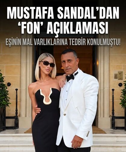 Eşinin mal varlığı dondurulmuştu! Mustafa Sandal'dan fon açıklaması